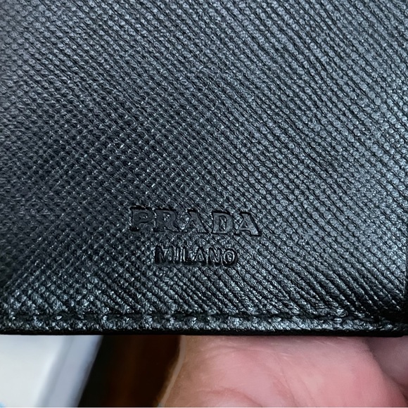 Prada Black Tessuto Bi-fold Wallet - Picture 8 of 12